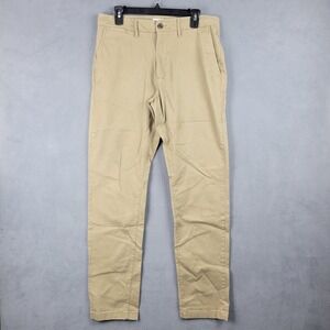 Goodfellow & Co. Hennepin Chino Pants Mens 32x34 Beige Athletic Fit Straight Leg